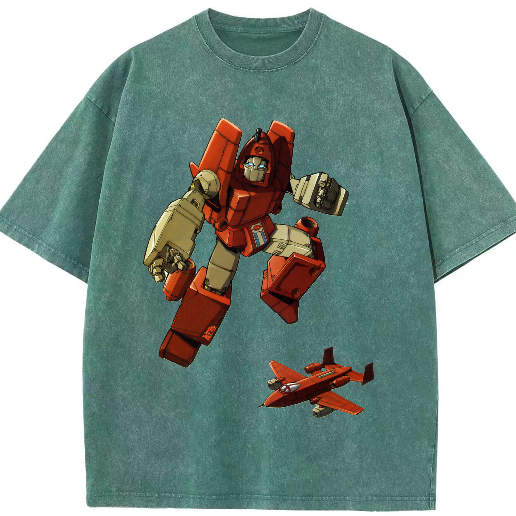 （画像用）  綿100% ヴィンテージ風 半袖Tシャツ（フロントプリント）